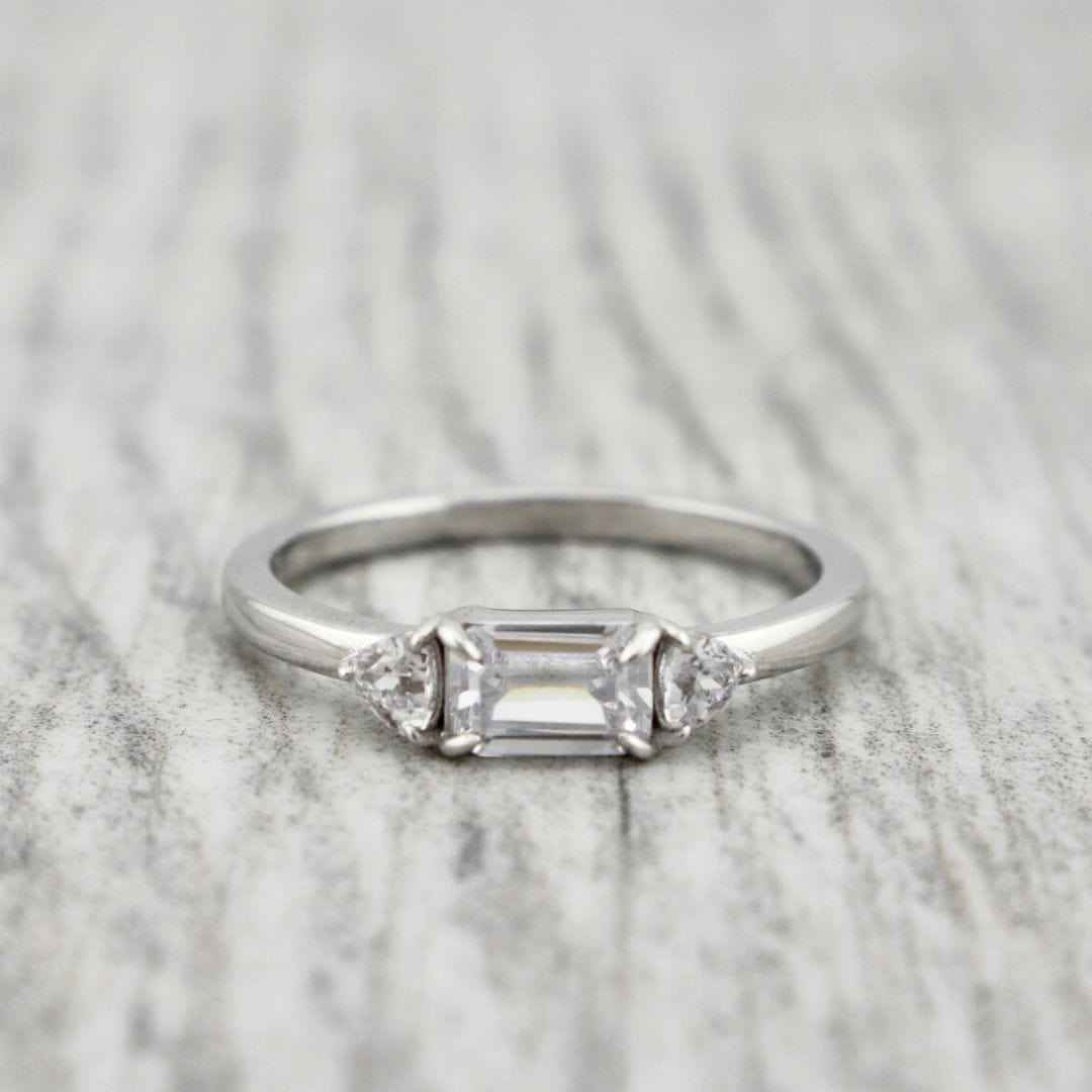 Bague Prisme en argent sterling