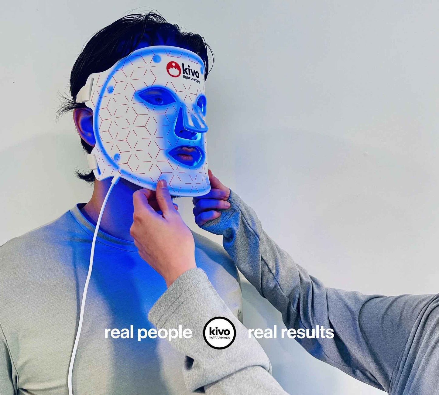 Kivo Elite Face + Neck + Chest: Blue, Yellow, Near-Infrared, and Red Light Therapy System