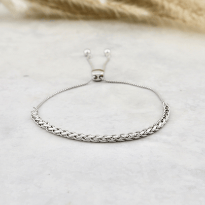 Bracelet Blé en argent sterling