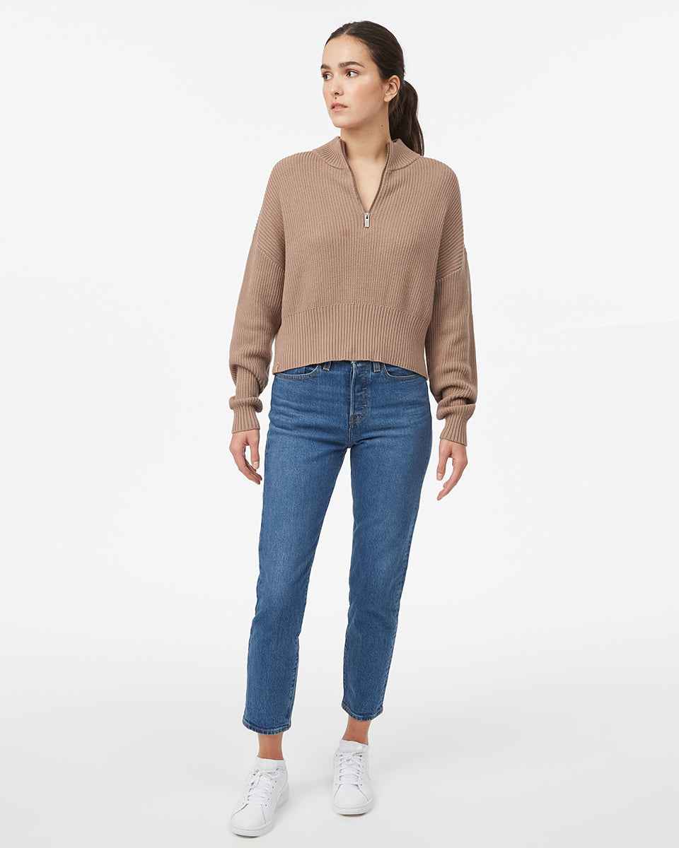Highline 1/4 Zip Mock Neck