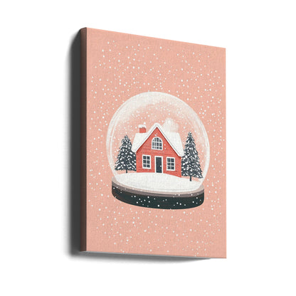 Wandbilder Weihnachtsbaumschmuck Glas Illustration Leinwanddruck