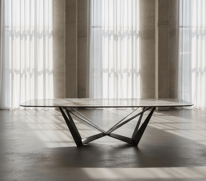 Carrara Marble Top Dining Table