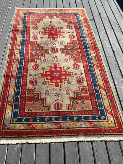 Caucasian Derbend Rug | 3' 1" x 6'