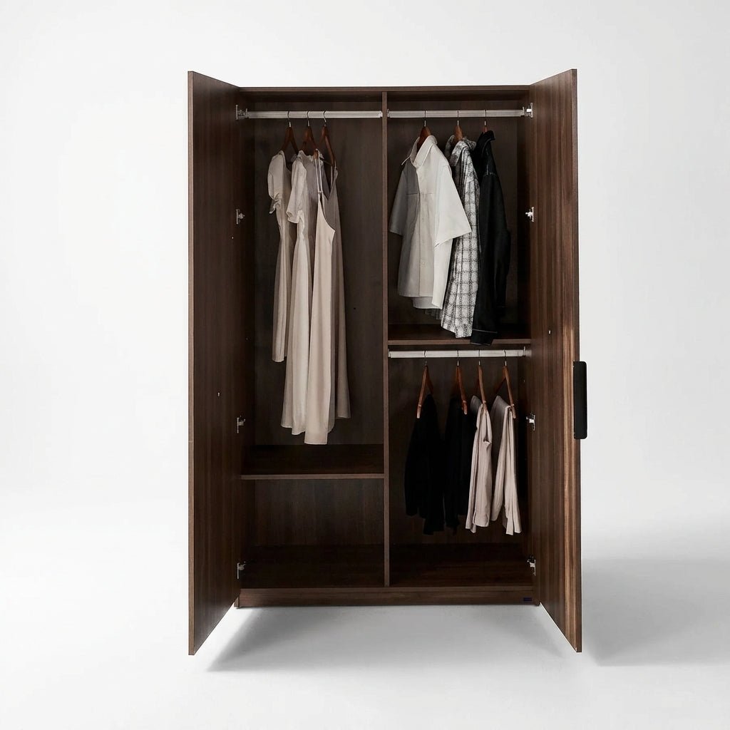 Dalumd Two-Door Wooden Wardrobe