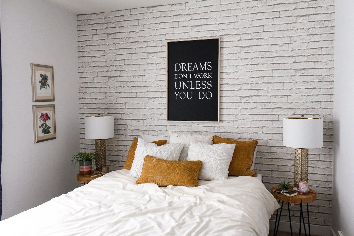 Dreams Don't Work Unless You Do Wood Sign - AURABAGS SHOP