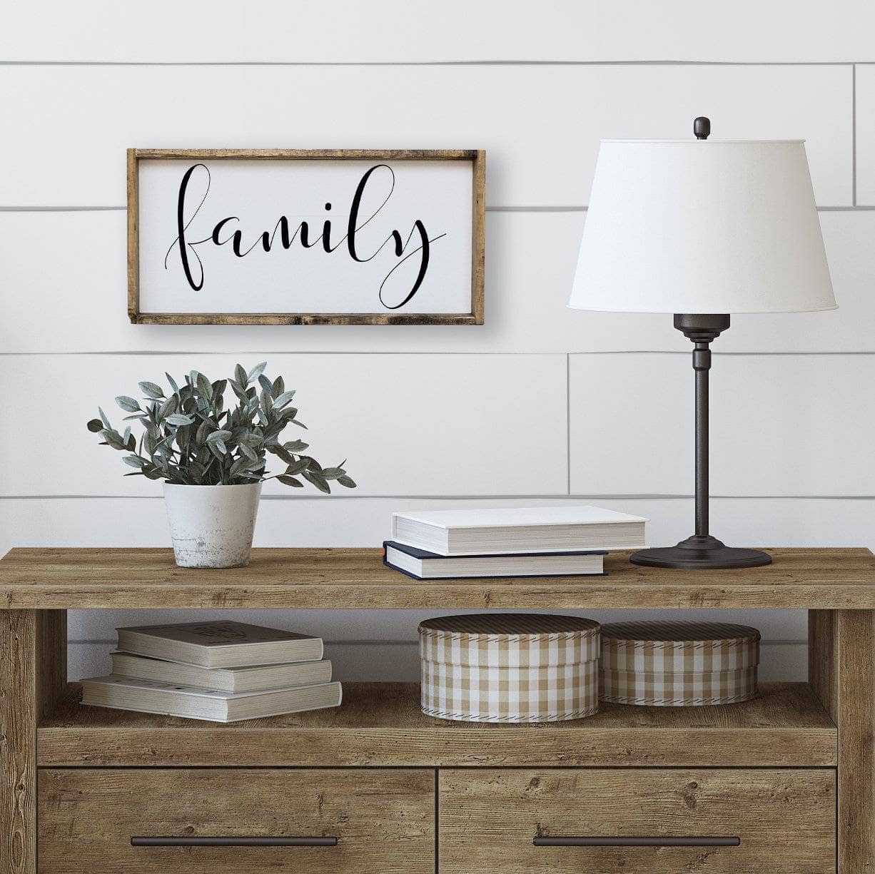 Family Wood Sign - AURABAGS SHOP