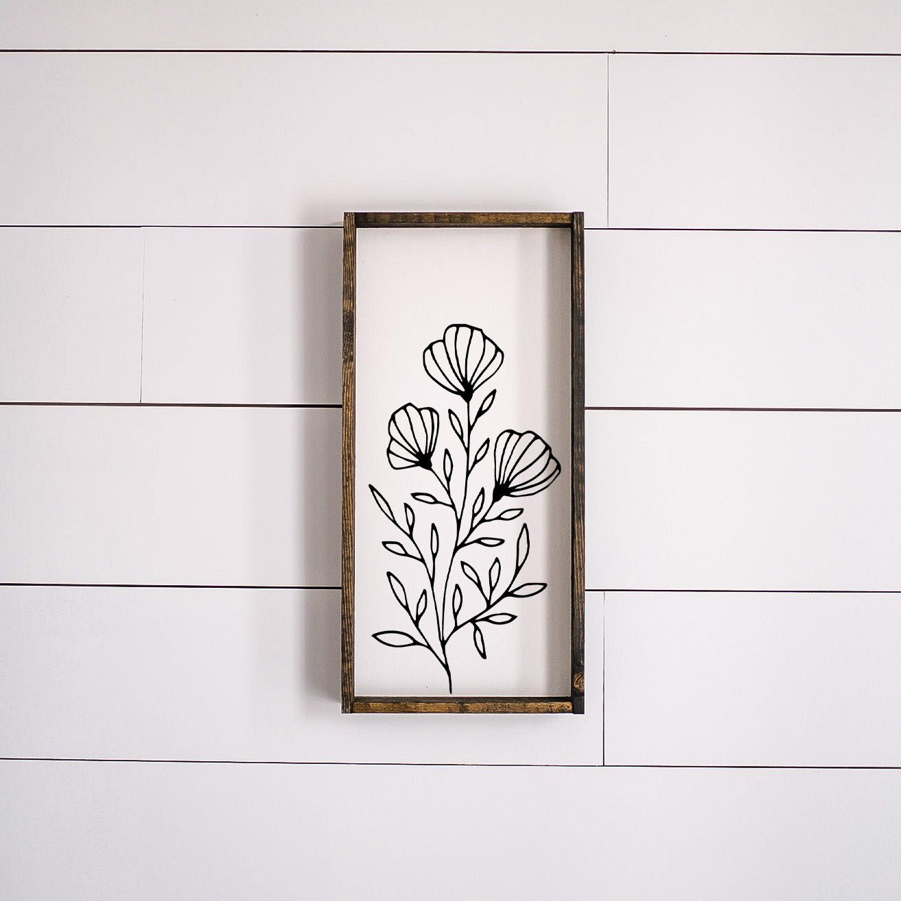 Flower Bouquet Wood Sign - AURABAGS SHOP