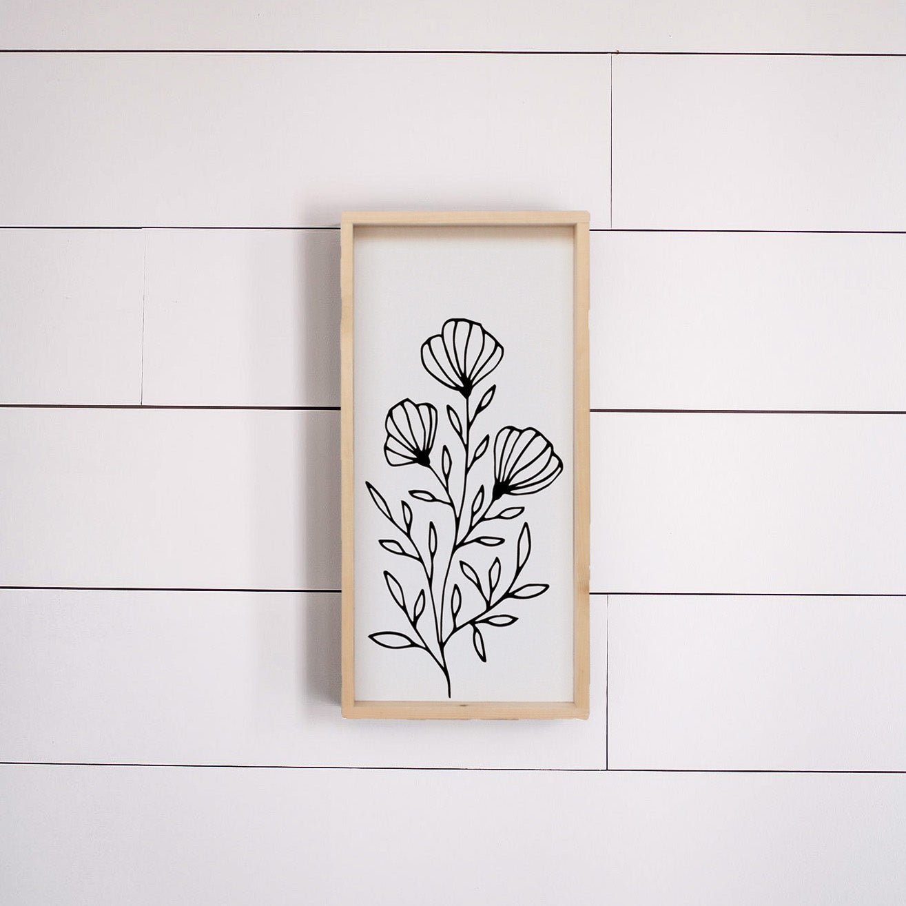 Flower Bouquet Wood Sign - AURABAGS SHOP