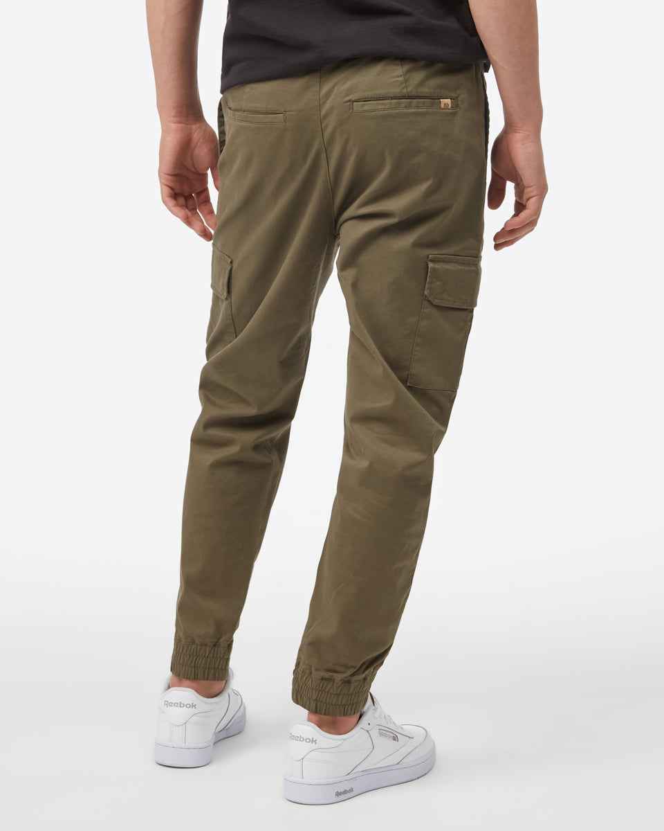 Stretch Twill Cargo Pull On Jogger