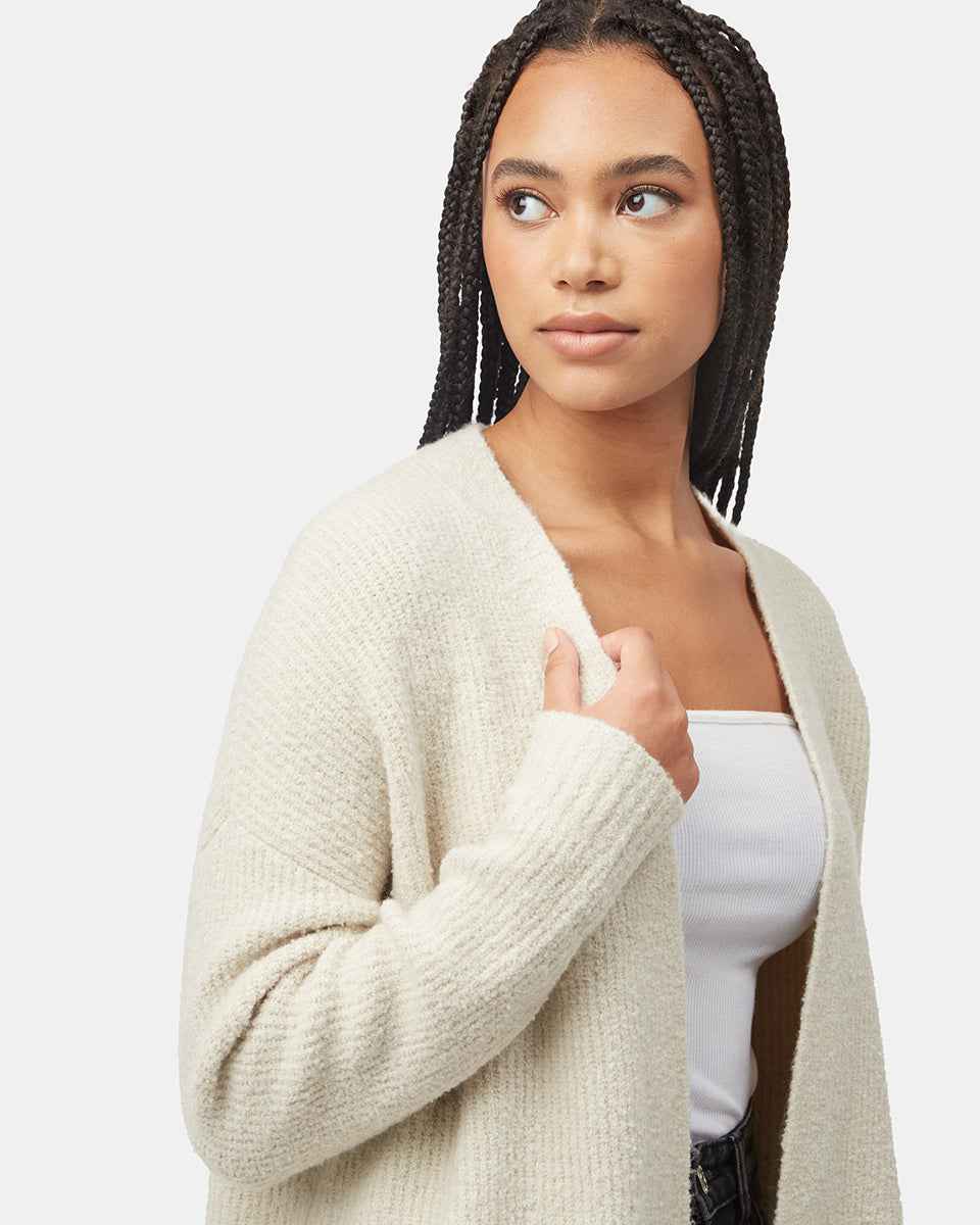 Highline Fuzzy Open Cardigan