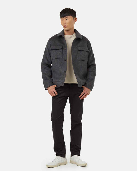 Wool Button Down Shacket