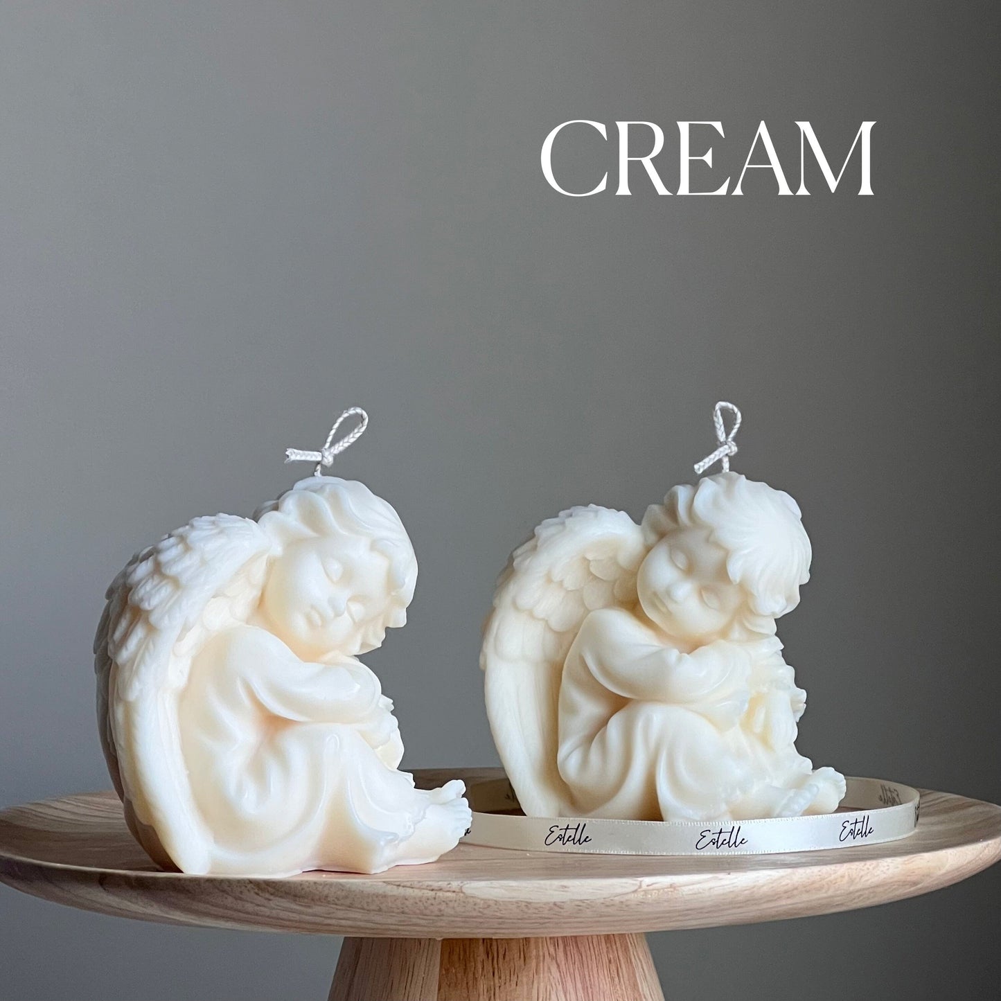 Sculptural Angel Soy Wax Candle | Home Decor