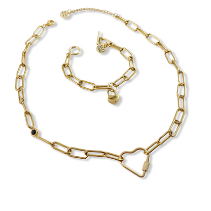 Gold Heart Necklace