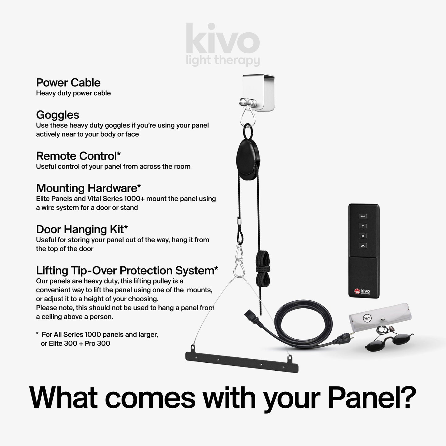 Kivo Pro 1000: Pro Medium Full Body Red Light Therapy Panel