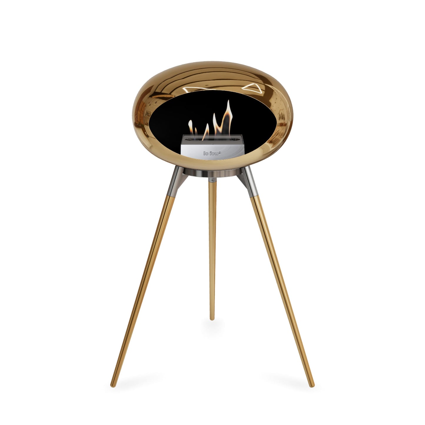 Le Feu Ground High Dome <br>Chromed Rose Gold