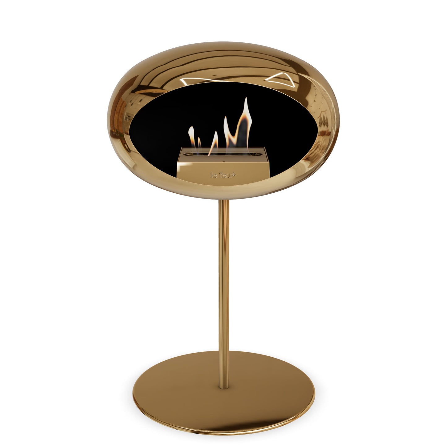 Le Feu Steel Low Dome <br>Chromed Rose Gold