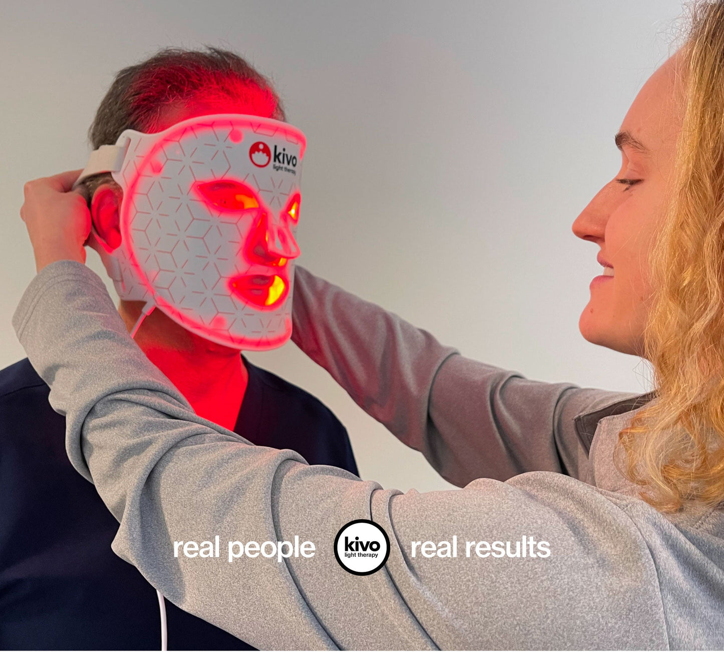 Kivo Elite Face + Neck + Chest: Blue, Yellow, Near-Infrared, and Red Light Therapy System