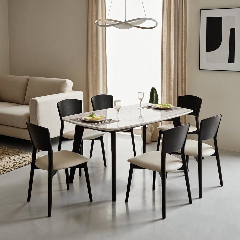 Monolith Noir Dining Set