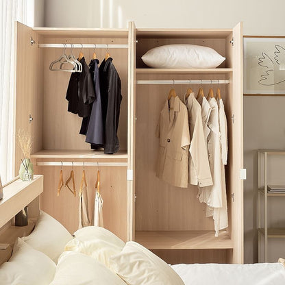 Monza 4-Door Wooden Wardrobe