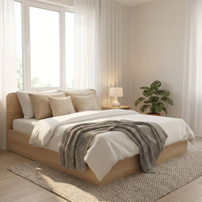 Narvik 201 Queen Wooden Bed