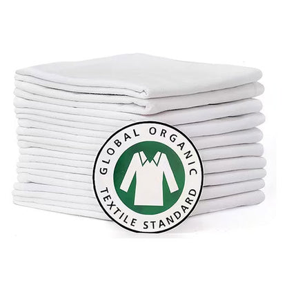 Flour Sack Tea Towel - 100% Organic Cotton - Kingfisher