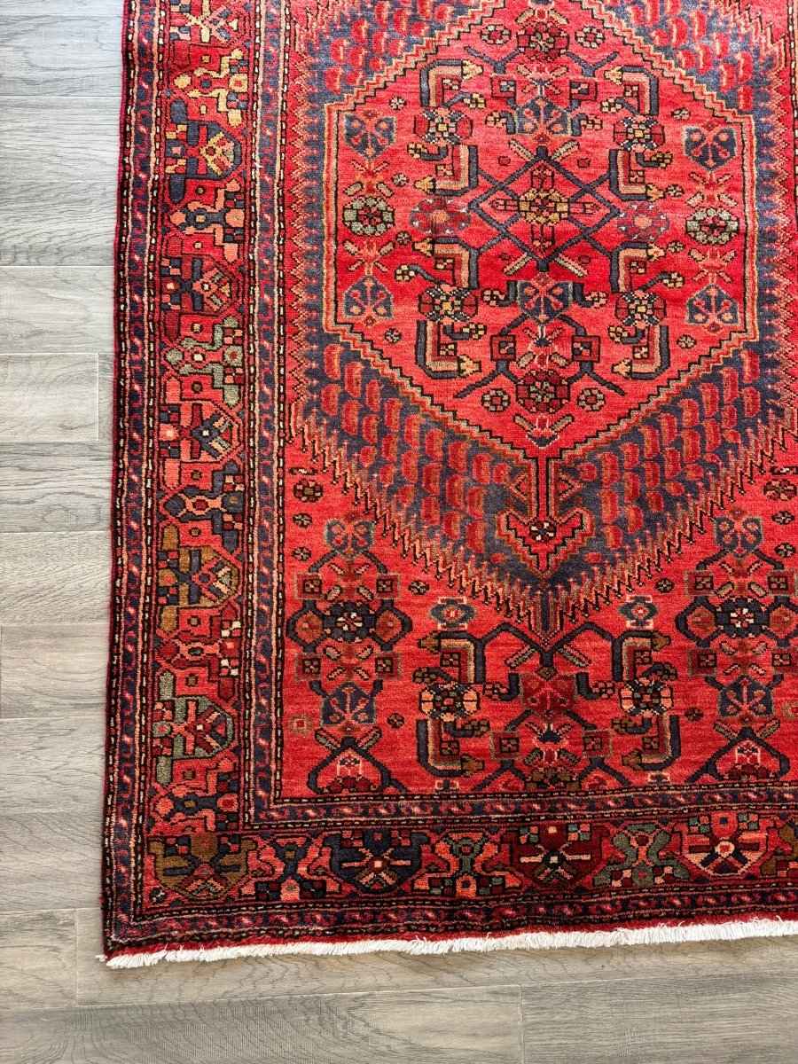 On Hold for Rose | Perisan Zanjan Rug | 4' 1" x 6' 8"