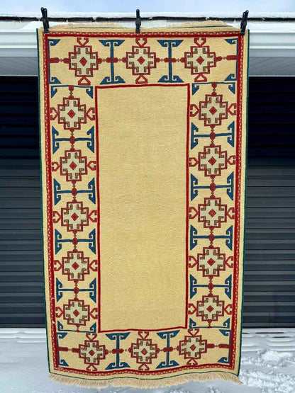 Persian Azerbaijan Suzani Kilim | 3' 11" x 6' 9"