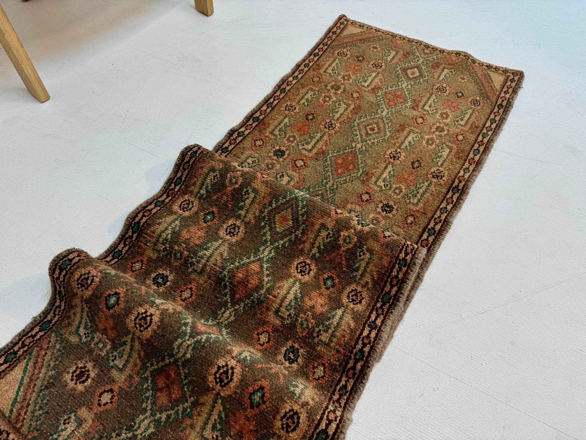 Persian Borujerd Runner Rug | 1' 10” x 6' 5"