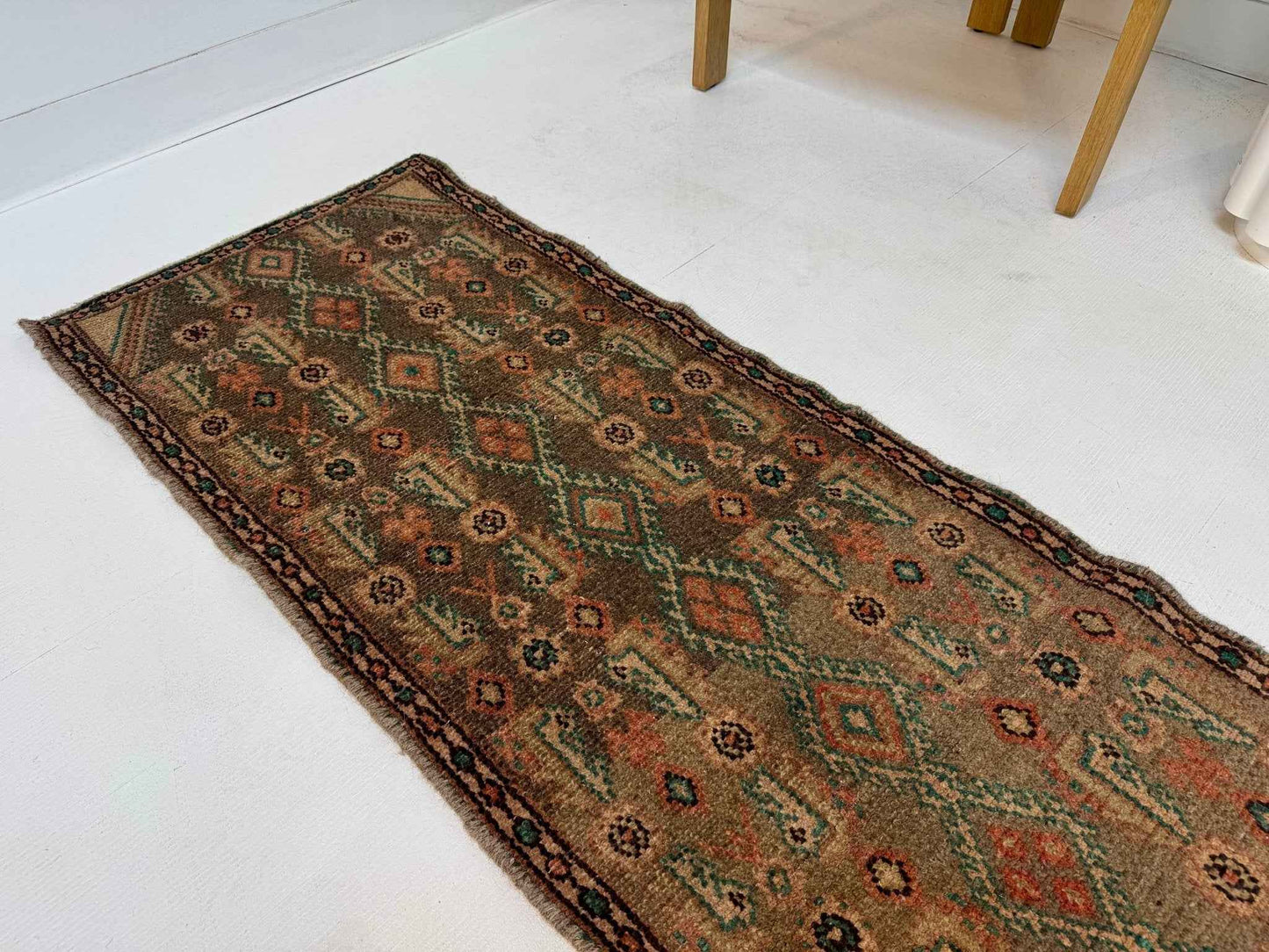 Persian Borujerd Runner Rug | 1' 10” x 6' 5"