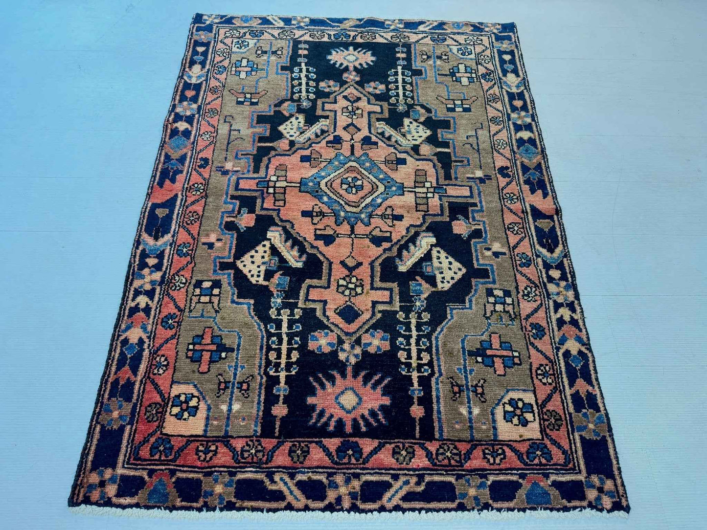 Persian Hamadan Rug | 3' 1” x 4' 5"