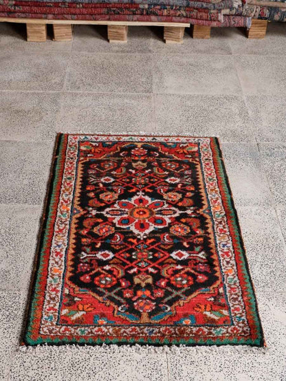 Persian Hamedan Rug | 2' 2” x 3' 5"