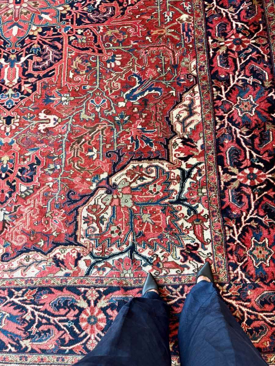 Persian Heriz Rug | 9' 8" x 13'