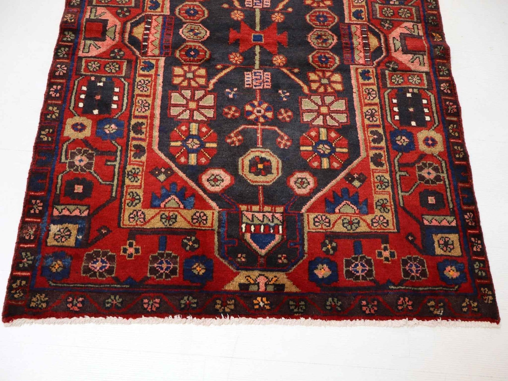 Persian Hamadan Rug | 3' 9” x 5' 3"