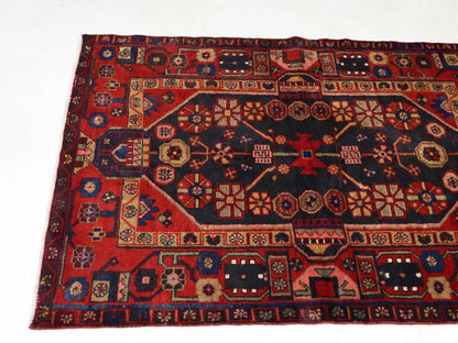 Persian Hamadan Rug | 3' 9” x 5' 3"
