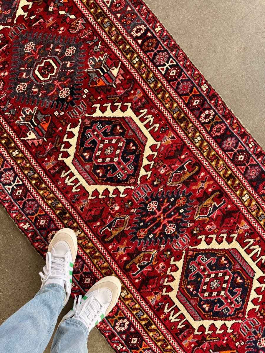 Persian Karaja Runner Rug | 3' 1" x 13'