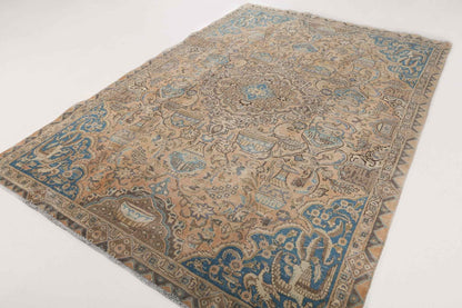 Persian Kashmar Rug | 6' 4" x 9' 3"