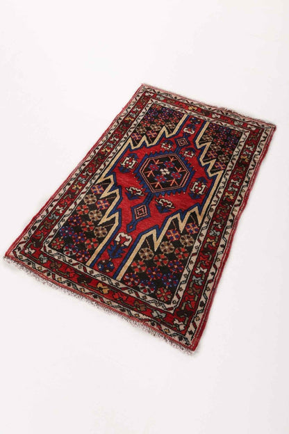 Persian Mazlaghan Rug | 2' 7" x 4' 2"