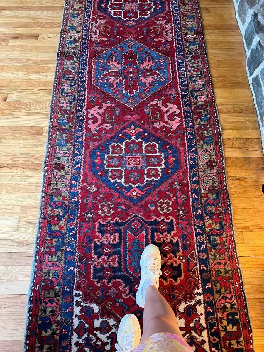 Persian Meshkin Runner | 10' 9" x 3' 2"