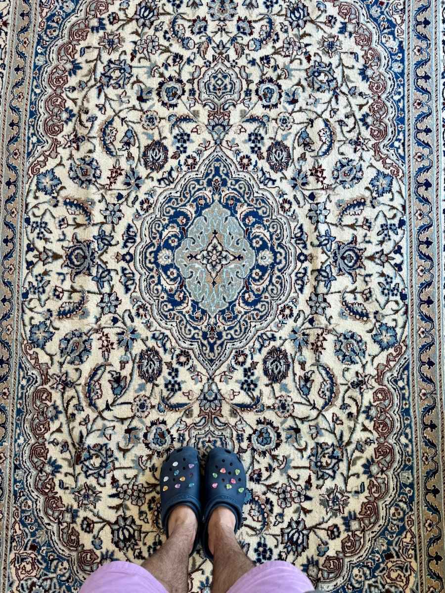 Persian Nain Rug | 6' 7" x 10' 2"