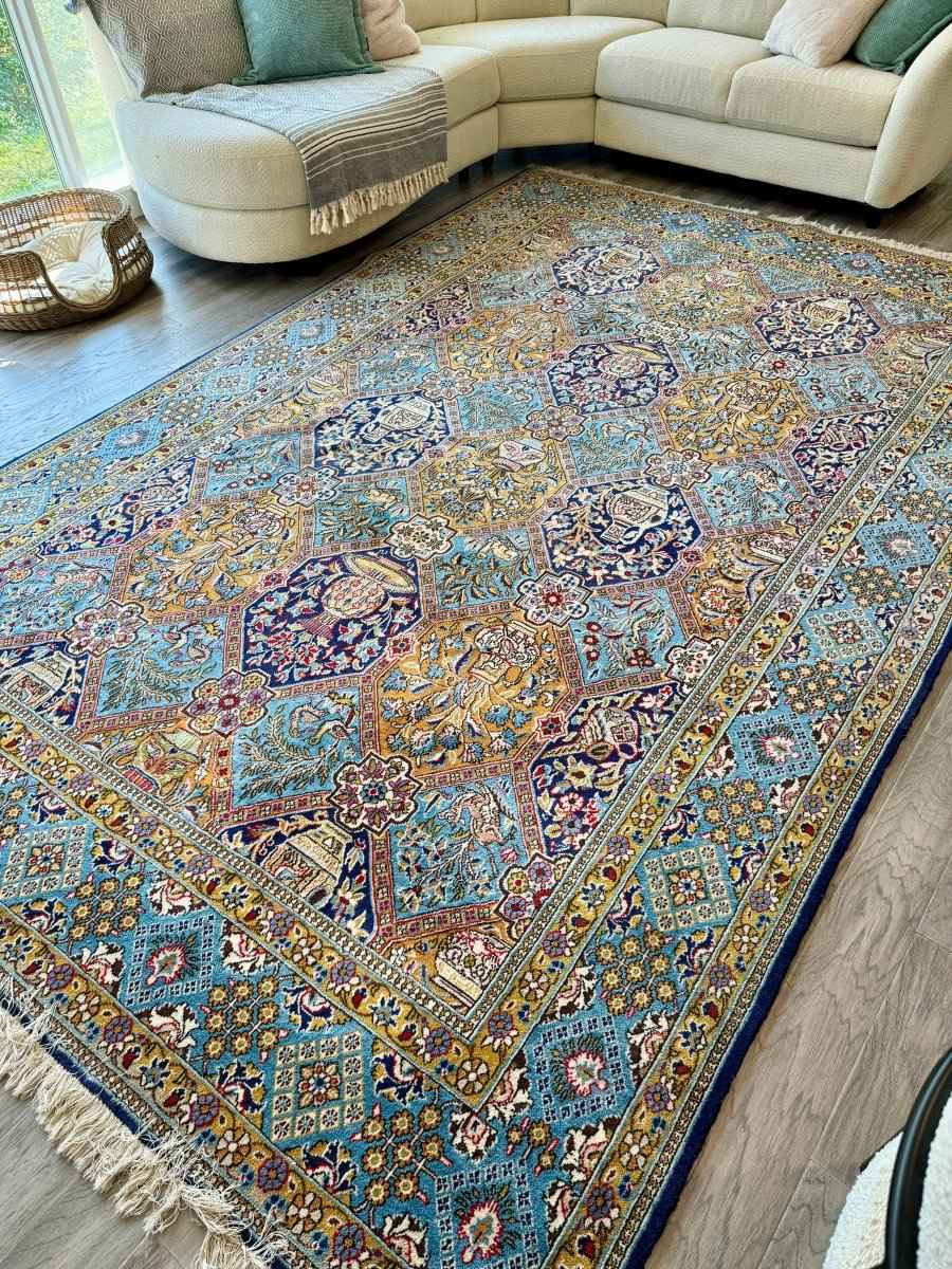 Persian Qum Rug | 7' 3" x 11' 2"