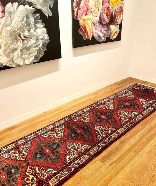Persian Rudbar runner| 2’8”x11’1’