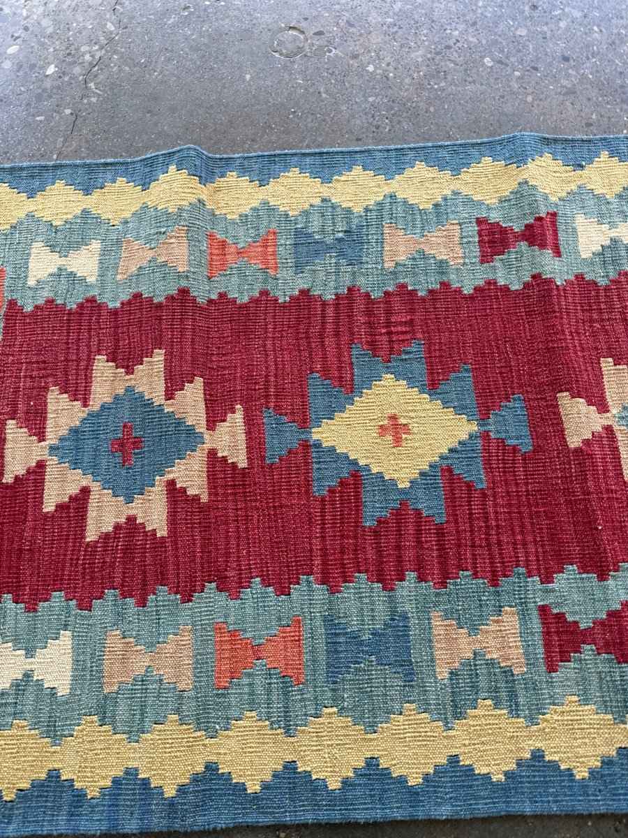 Persian Shiraz Kilim Runner Rug | 2' 10" x 6' 3"