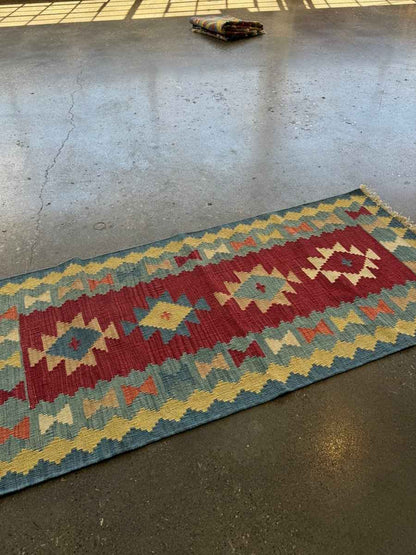 Persian Shiraz Kilim Runner Rug | 2' 10" x 6' 3"