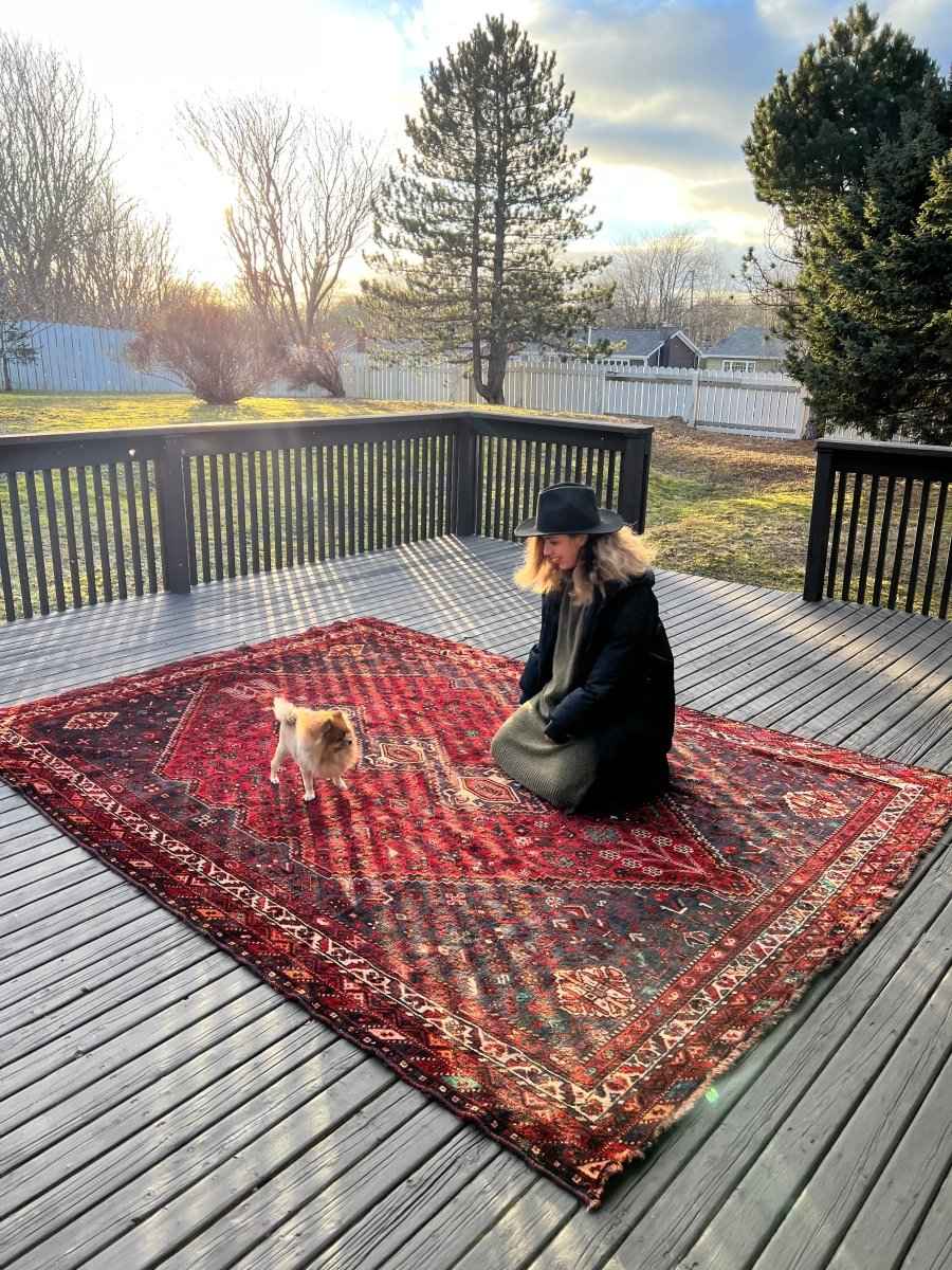 Persian Shiraz Rug | 10' 1" x 7' 6"