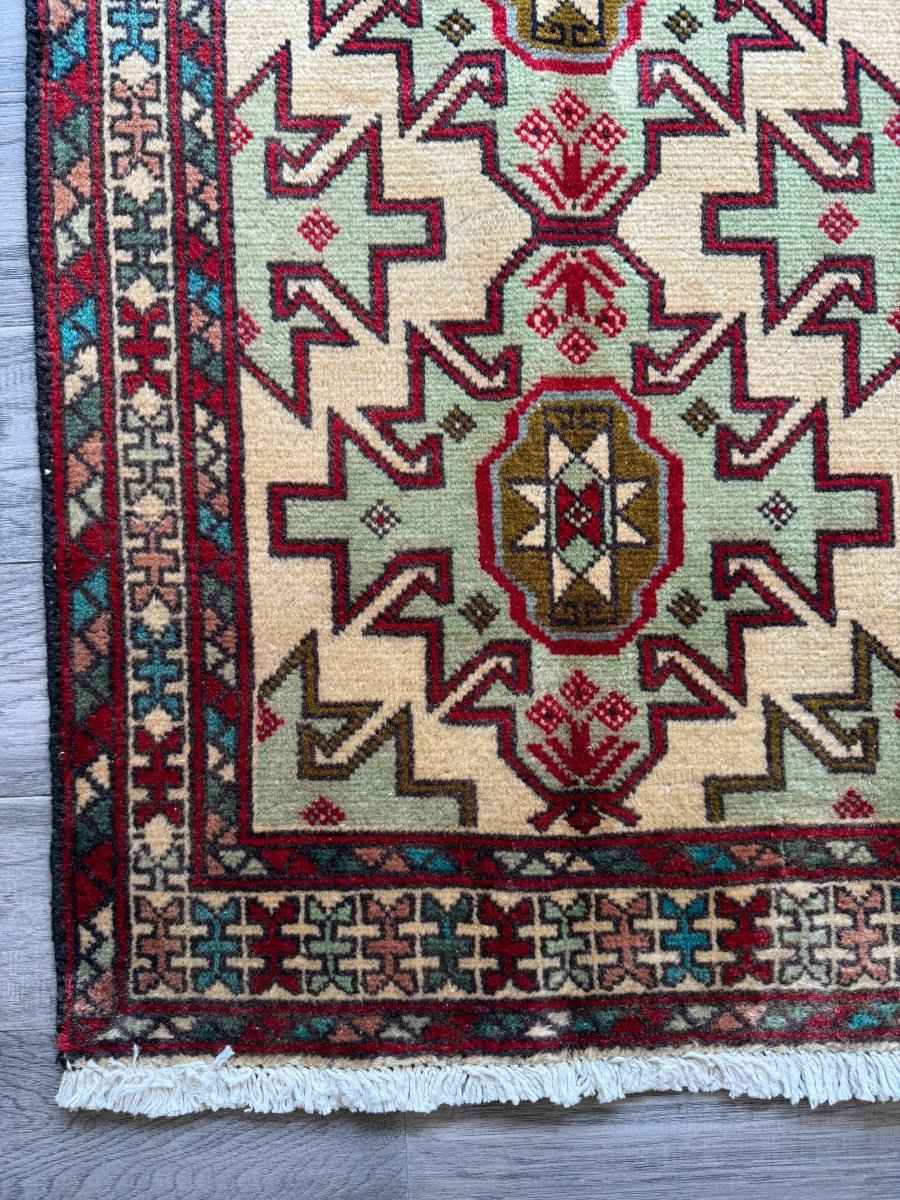 Persian Turkomana Rug | 1' 11" x 2' 11"
