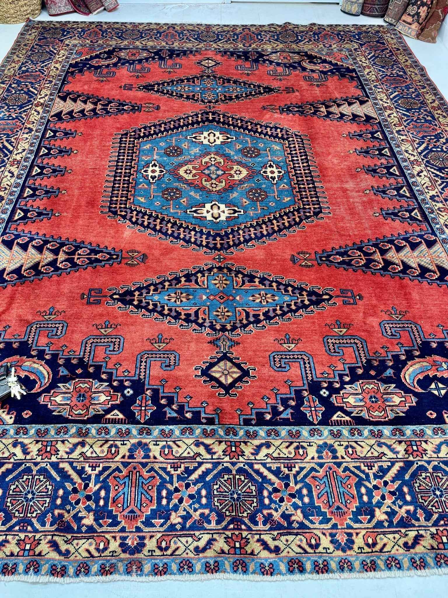 Persian Viss Rug | 9' 6” x 11' 11"