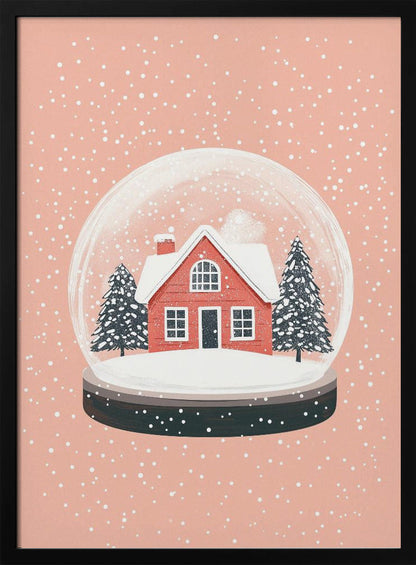 Wandbilder Weihnachtsbaumschmuck Glas Illustration Leinwanddruck