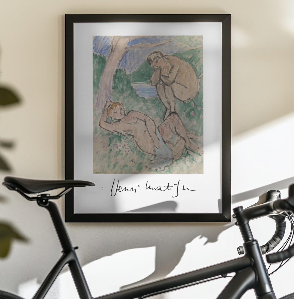 Wall art Baigneurs