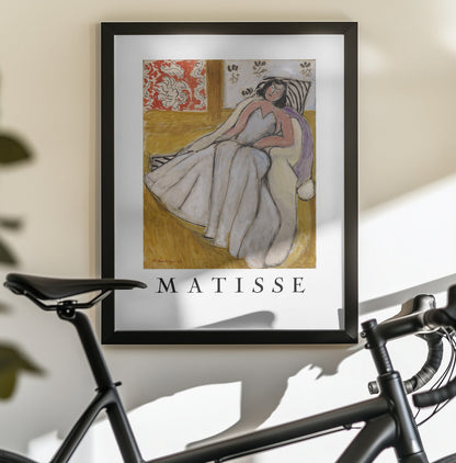 Wall art Jeune Femme à La Pelisse Blanche