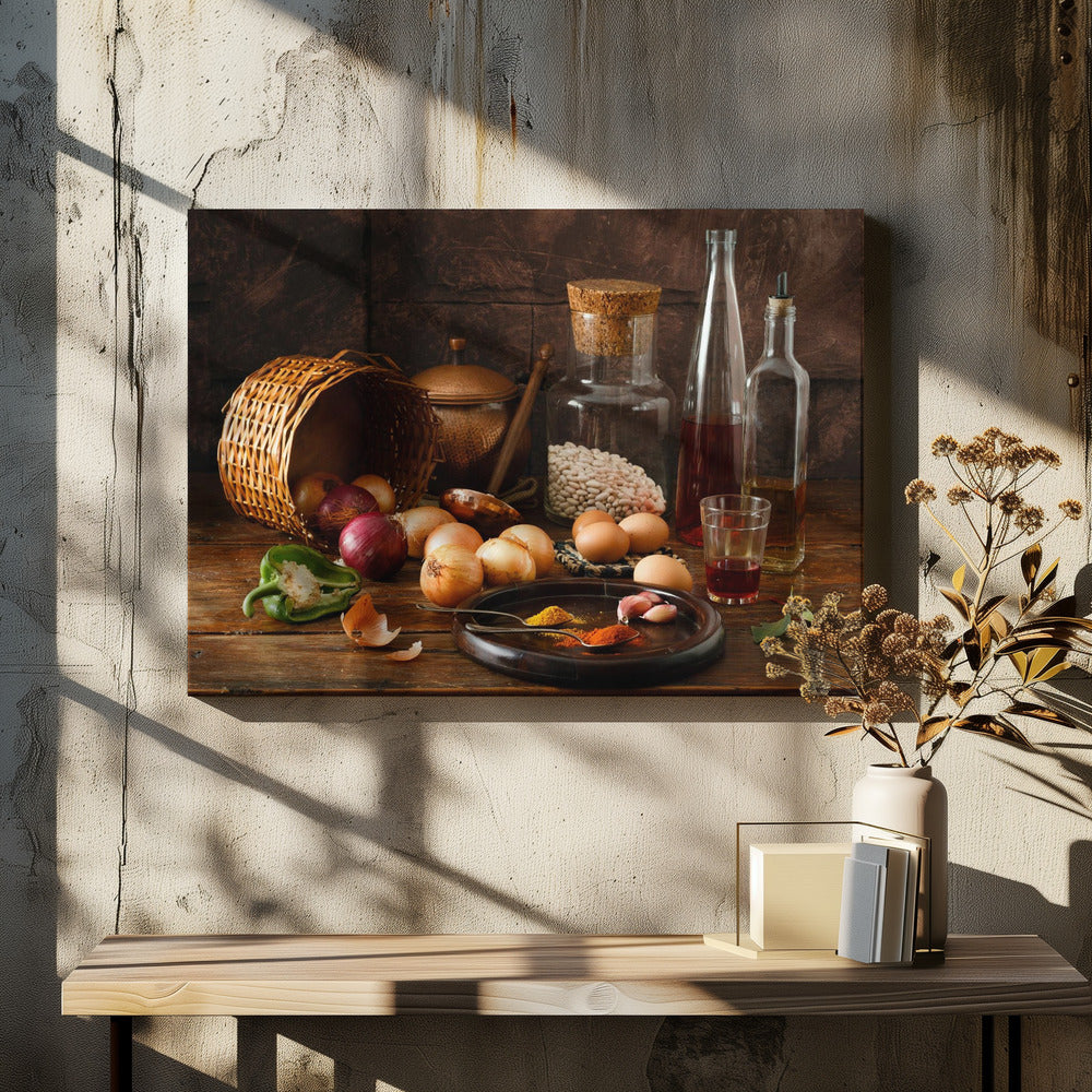 Wall art Smells. Food